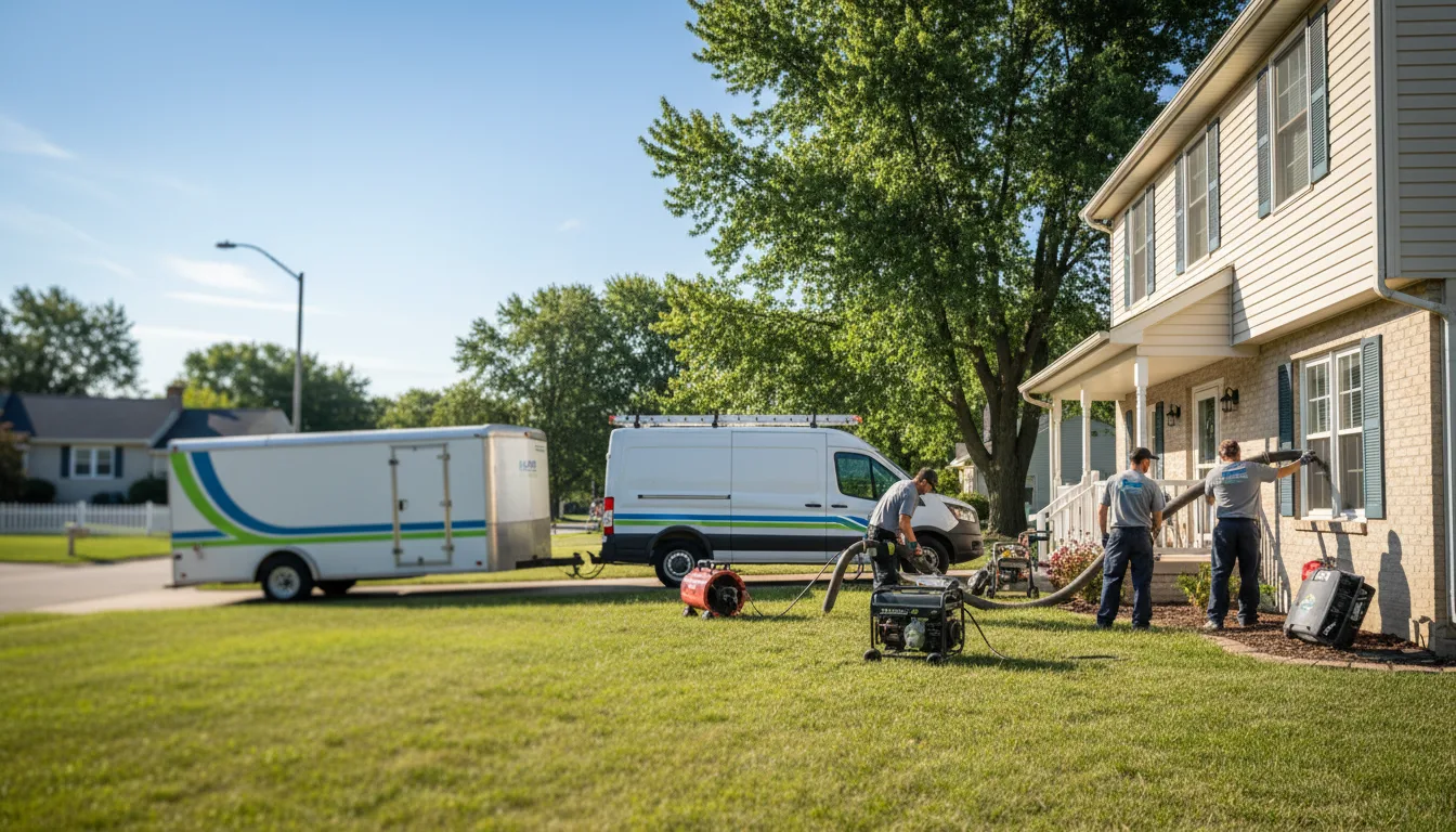 Flooded Basement Restoration And Cleanup With Repair in Ewing, NE near me